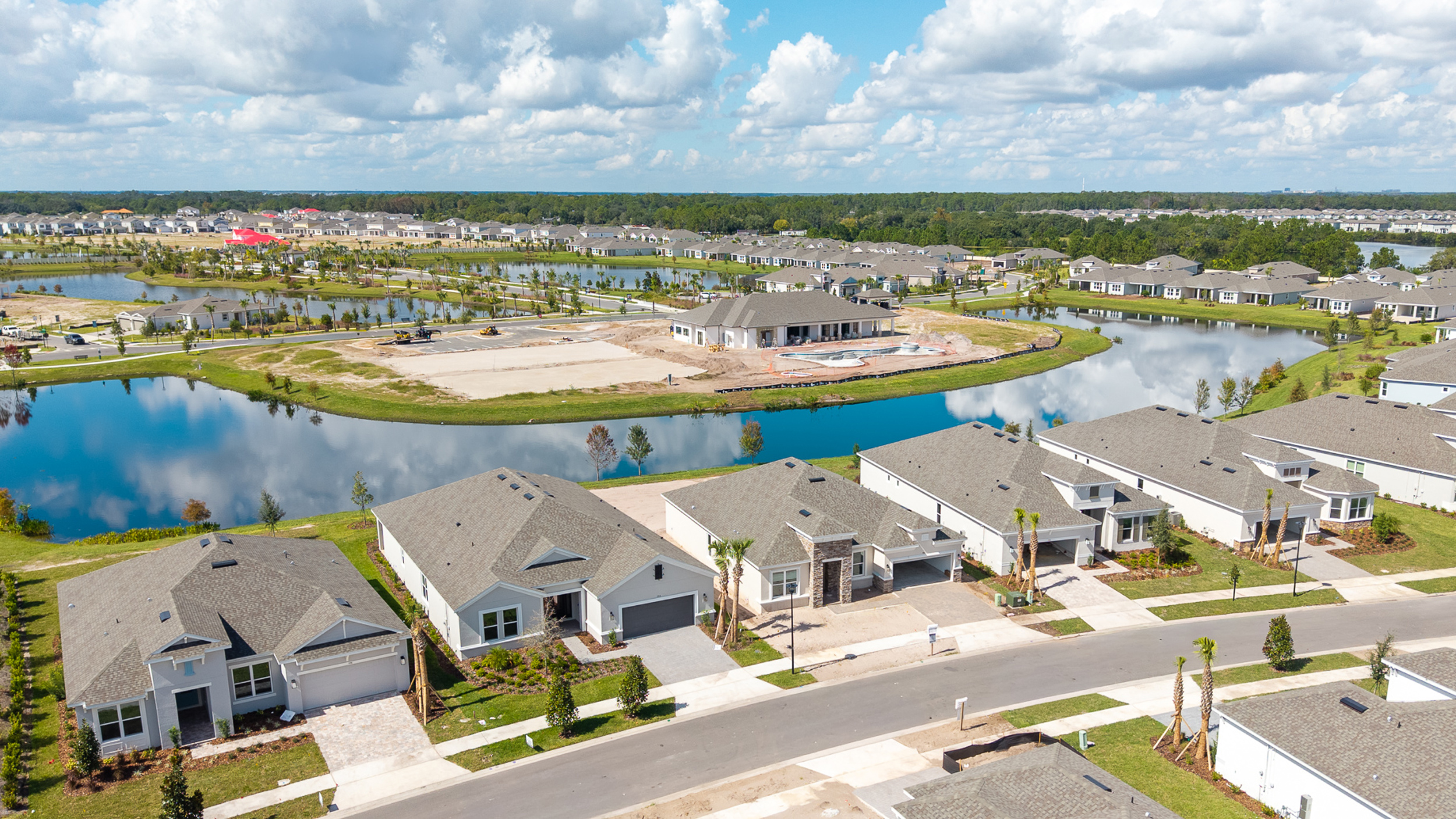 Saint Cloud homes and lakefront neighborhood